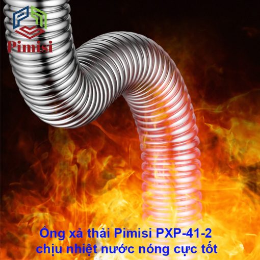 Xi phông chậu rửa chén 2 ngăn Pimisi PXP-41-2 chịu nhiệt độ cao