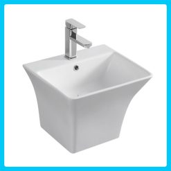 Chậu treo tường liền chân