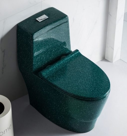 Bồn cầu màu xanh lá cây Miken MKB-8003G
