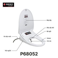 Nắp bồn cầu điện tử Nikko P68052