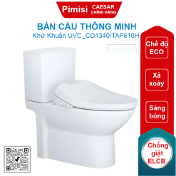 Bàn cầu thông minh CAESAR CD1340/TAF610H tự động đóng mở nắp