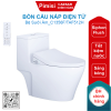 Bồn cầu nắp điện tử Caesar C1356F/TAF512H 1 khối
