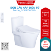 Bồn cầu nắp điện tử Caesar C1395F/TAF512H có remote