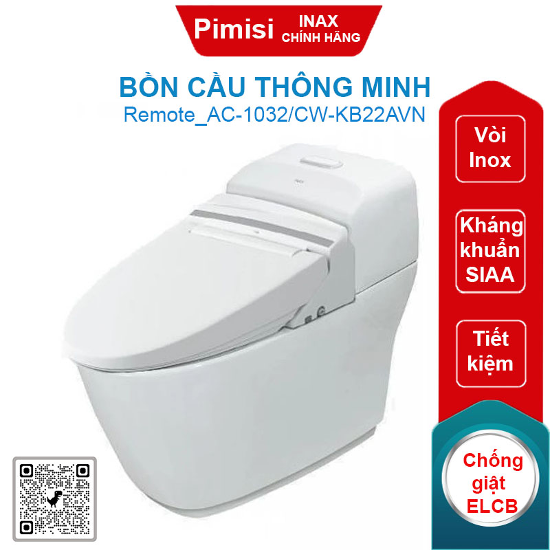 Bồn cầu thông minh Inax AC-1032/CW-KB22AVN