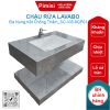 Chậu rửa lavabo Viglacera SC-VI8-9GP01 mặt đá 2 tầng