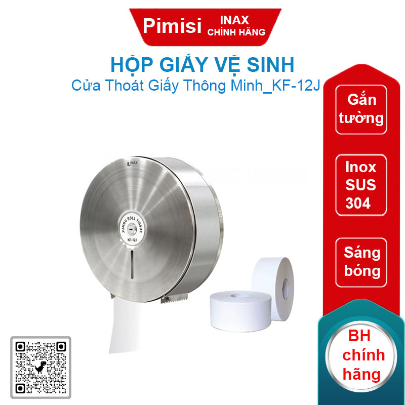 Hộp giấy vệ sinh Inax KF-12J thép không gỉ