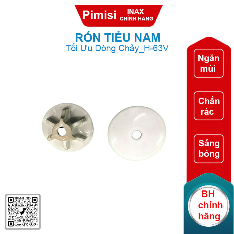 Rốn tiểu nam Inax H-63V chắn rác cho bồn tiểu