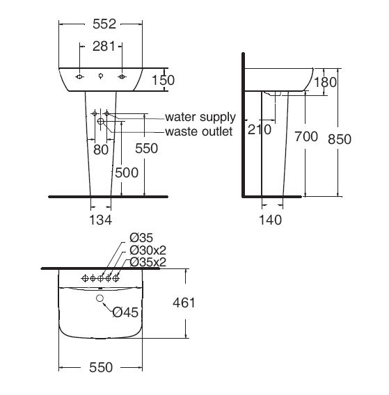 american-standard-wp-1511wp-f711