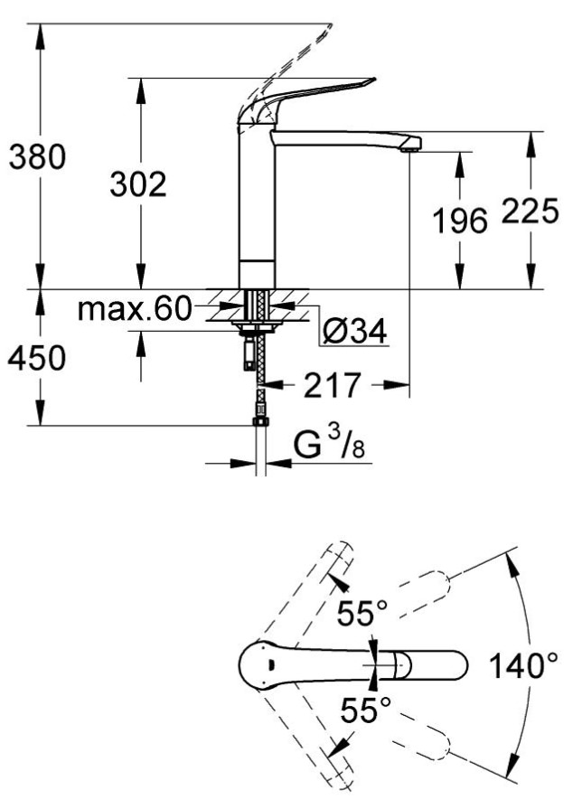 ban-ve-grohe-30208000