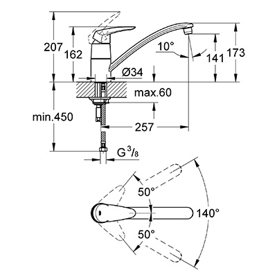 ban-ve-grohe-eurodisc-33770001