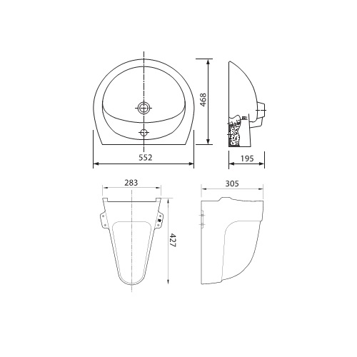 ban-ve-ky-thuat-chau-rua-chan-lung-bs409