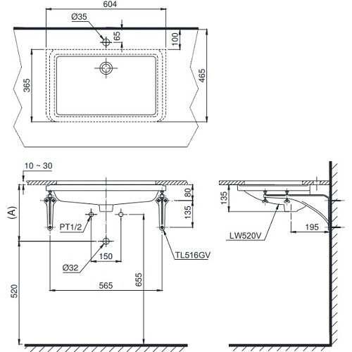 ban-ve-lavabo-toto-lt520t