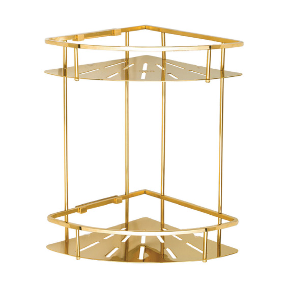 Kệ góc 2 tầng mạ vàng BAO 820V