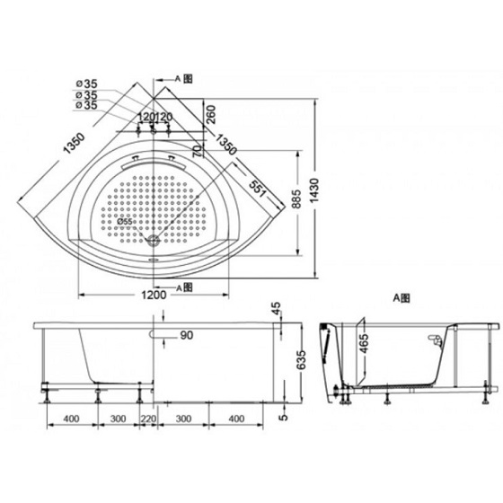 bon-tam-goc-toto-ppy1353-3hpe-p-db505r-2b-ntp001e-ban-ve