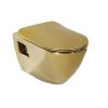 Bồn cầu treo tường két nước âm tường mạ vàng Miken MKB-0812G