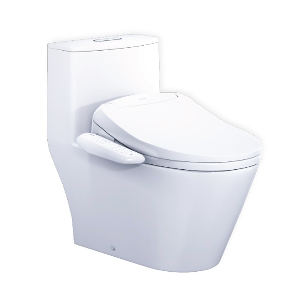 Bồn cầu 1 khối nắp điện tử Caesar C1363F-TAF400H