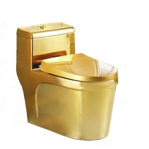 Bồn cầu nghệ thuật mạ vàng  6201G