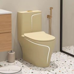 Bồn cầu liền khối màu vàng Miken MKB-SA285KWL