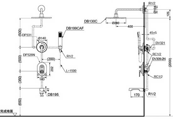bv-db130c-dp331-dp328n-dv32