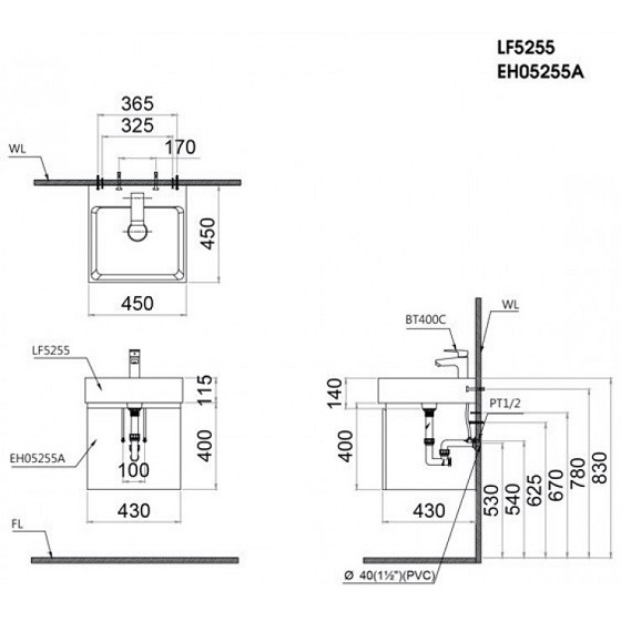 caesar20lf5255-eh05255awv-bv