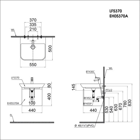 caesar20lf5370-eh05370av-bv