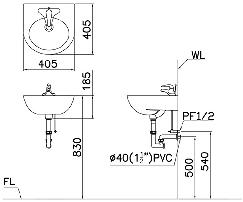 chau-lavabo-caesar-l2140-bv