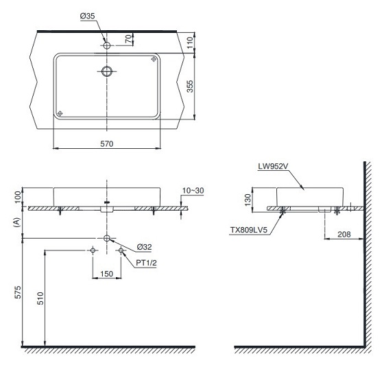 chau-lavabo-toto-lt952-bv