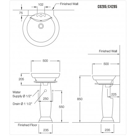 chau-rua-cotto-c0285-c4285