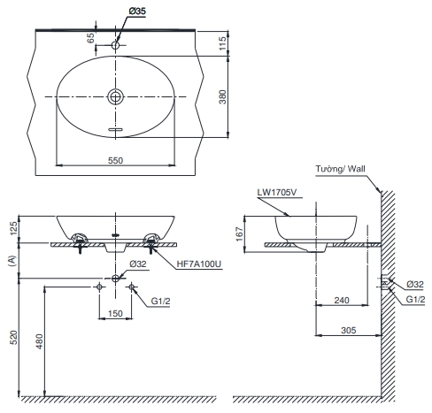 chau20lavabo20toto20lt1705-ban-ve Chậu rửa lavabo TOTO LT1705