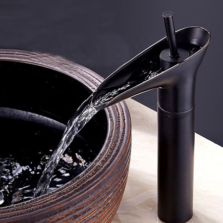 deck-mounted-orb-bronze-black-waterfall-faucet