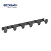 Móc quần áo 6 treo tường màu đen mờ Ecobath EC2005-6MB