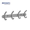 Móc quần áo treo tường màu ghi xám EcoBath EC2038-4BU