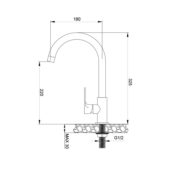 Vòi rửa bát Malloca K1603CL