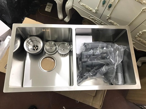 mcrb-8345-2 Chậu rửa bát Handmade Inox 304 Miken MKRB-8345C