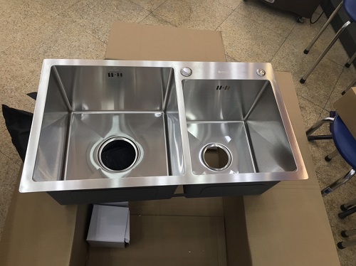 miken207543l-1 Chậu rửa bát Handmade Inox 304 Miken MKRB-7543L