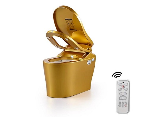 miken20bsjk-d8-8 Bồn cầu mạ vàng nắp rửa điện tử Miken BSJK-D8