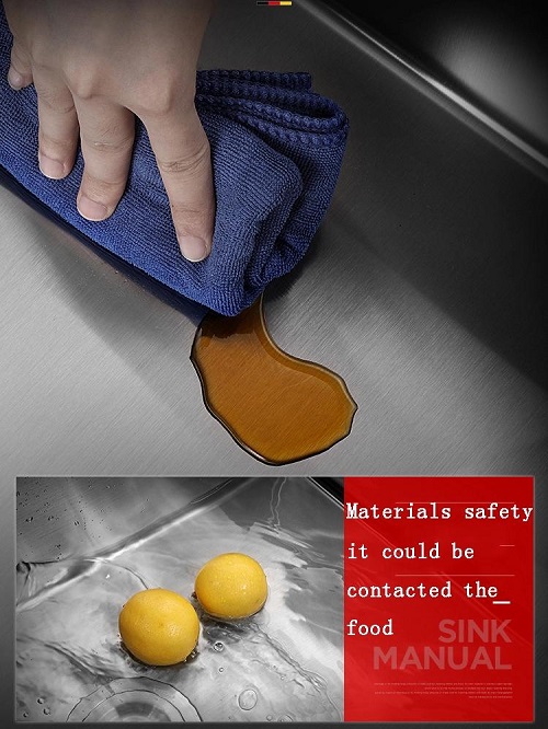 miken20mcrb-8545-5 Chậu rửa bát Handmade Inox 304 Miken MKRB-7045L