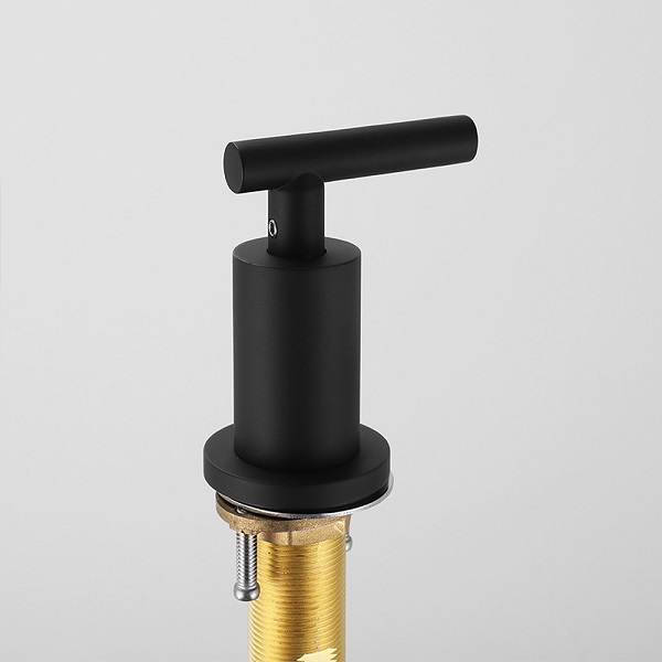 miken20mkv-v03b-3 Vòi chậu lavabo, vòi bồn tắm màu đen mờ Miken MKV-V03B