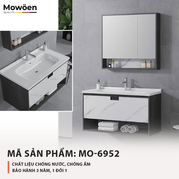 mo-6952-1 Bộ tủ chậu cao cấp Mowoen D-6952