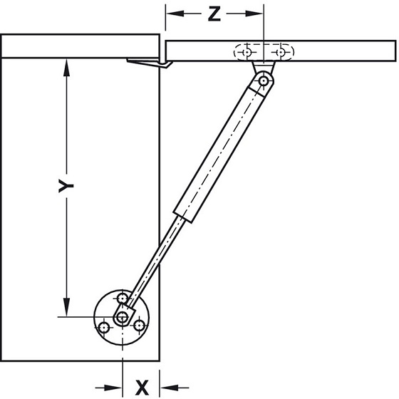 pittong-hafele-100n-373-82-908-2
