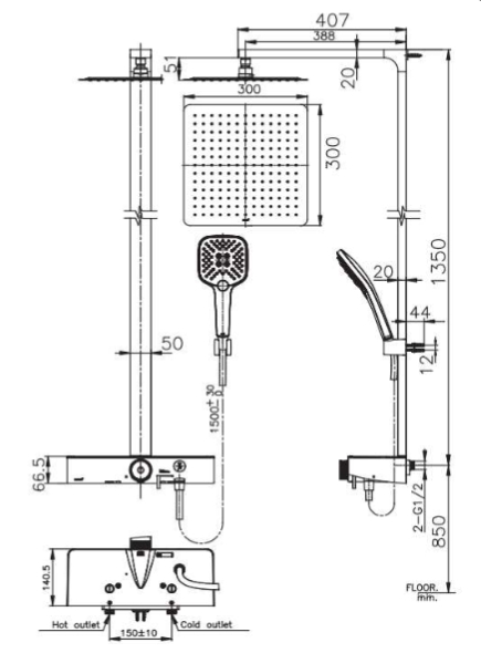 sen-cay-tam-cotto-ct2307w-kich-thuoc