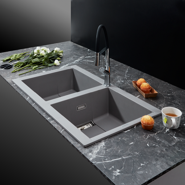 Chậu rửa bát đá Malloca SMART-K-450