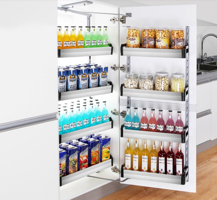 Tủ kho 4 tầng cánh mở inox 304 Grob GH-445