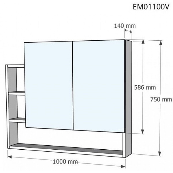 tu-treo-phong-tam-caesar-em01100v-ban-ve