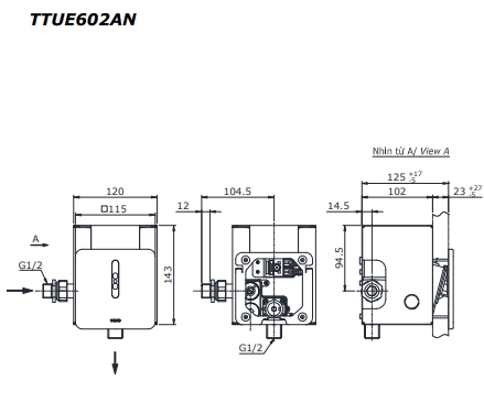 van20xa20tieu20nam20toto20ttue602an Van xả tiểu TOTO TTUE602AN