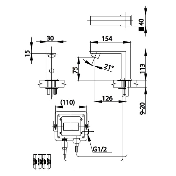 voi-cam-ung-cotto-ct4925dc-sa-kich-thuoc