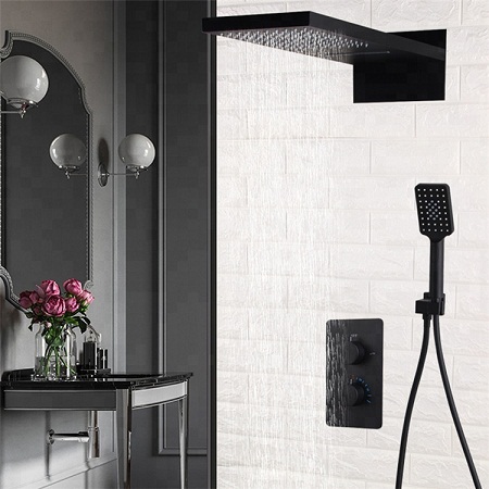 wall-mounted-black-brass-bathroom-thermostatic-shower201
