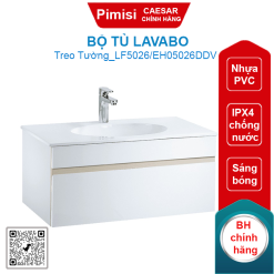 Bộ tủ lavabo Caesar LF5026/EH05026DDV liền bàn