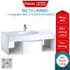 Bộ tủ lavabo Caesar LF5028/EH05028DDV liền bàn