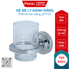 Kệ để ly đánh răng Caesar Q7713V đơn inox 304